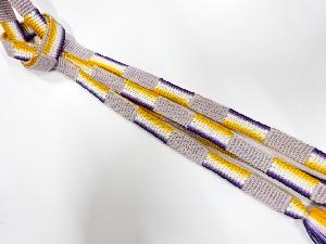 正絹　手組帯締め